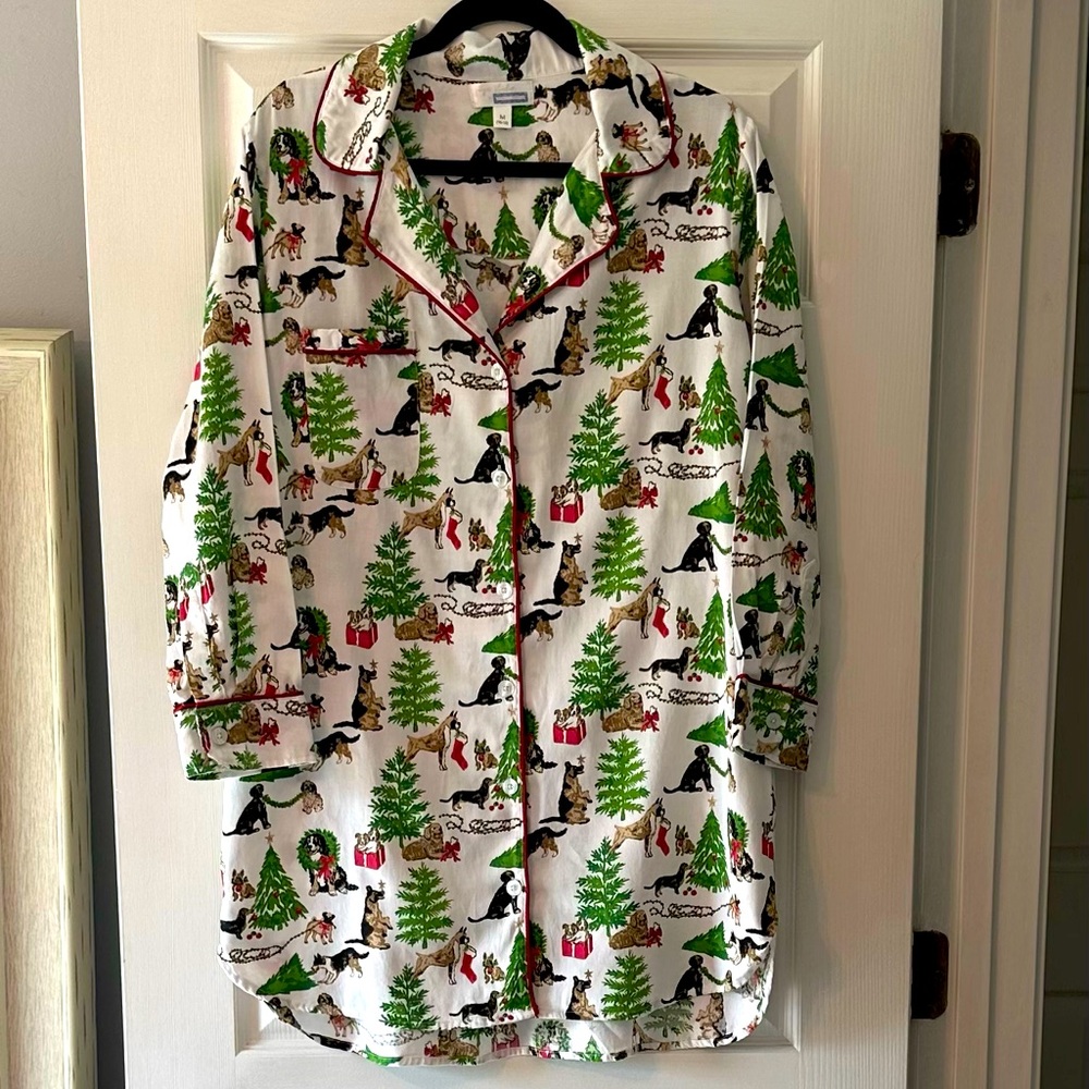 Jayes Studio + Danika Herrick Christmas dogs night shirt pj’s